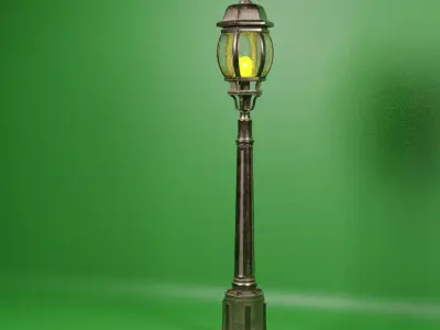 Street Lamp 55 Free low-poly 3D model