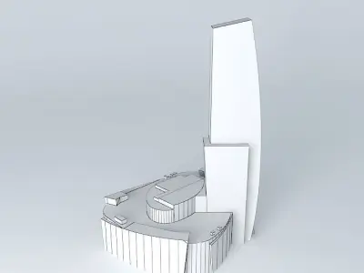 Shanghai Zhongshan Renaissance Hotel Cloud Nine Shopping Mall Free 3D model