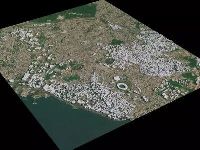 Libreville - Gabon 3D model