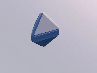 Sci Fi Object No12 - Pyramid Sphere Torus 2019 Low Poly 3D model