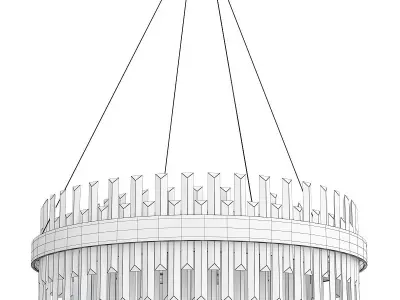 MONACO CHANDELIER Low-poly 3D model