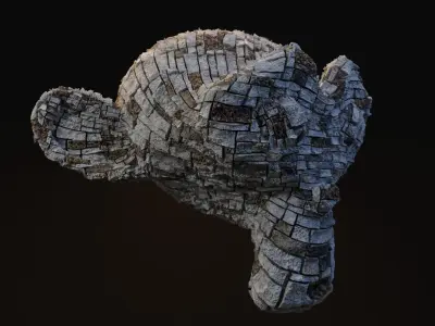 Cave Chopped Stone 8K Textures Texture