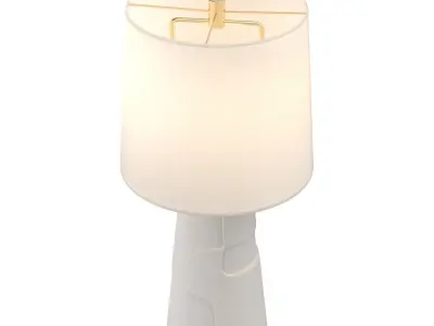 Barbara Barry Braque Debossed Lamp 3D model