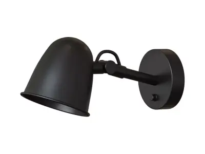 SKURUP SCRUP Sconce black 3D model