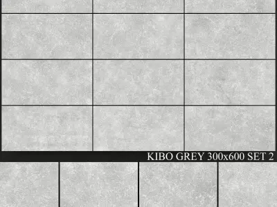 Yurtbay Seramik Kibo Grey 300x600 Set 2 3D model
