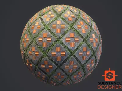 Substance Designer Street Tile Texture