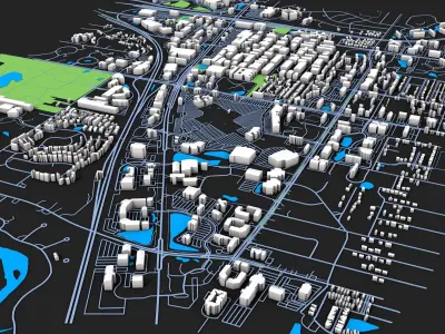 City 4 3D model
