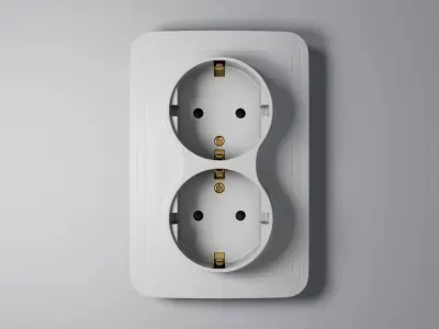 Realistic OutletType 2 3D model