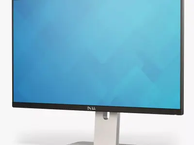 Dell UltraSharp U2414H LED monitor Low-poly 3D model