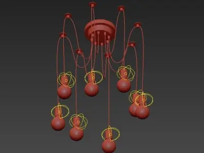 Gut chandelier 3D model