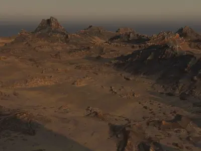 Mars Surface  3D model