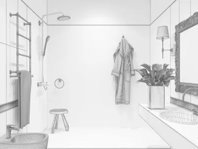Classic Bathroom 3D model