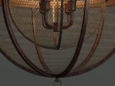 Hanging  lamp LOFT HOUSE P-127 3D model