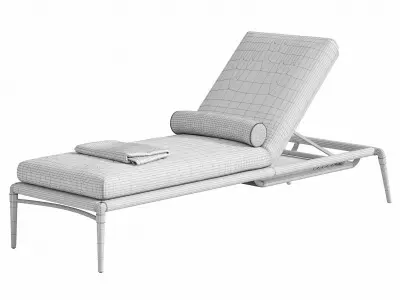 Unopiu Sunlounger Experience 3D model
