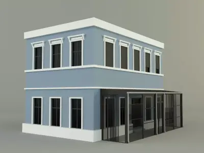 building 48 3D model 3D model