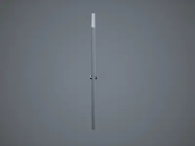 Interior Door with Frame Low-poly 3D model
