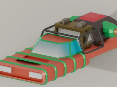Space Ships Packs Low Poly Low-poly 3D model