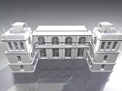 Arenas tribune 3D model