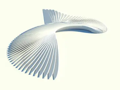 Architectural shape 3D model