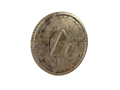 Avalanche Coin v7 005 3D model