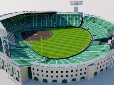 Koshien Stadium - Japan 3D model