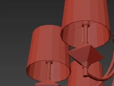 UP05 Traditional chandelier 3D model
