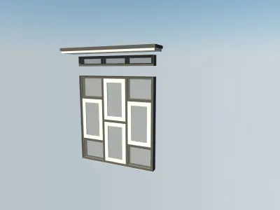 Minimalis Doors and Windows A 3D model