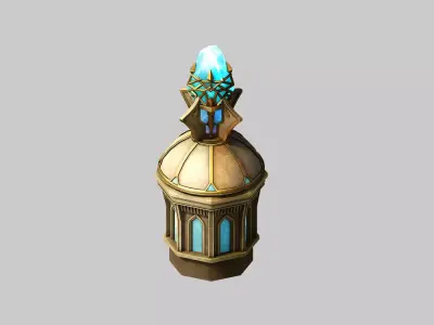 Temple - Crystal House 02 3D model
