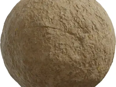 Realistic Dry Crusty Desert Soil Ground Texture Texture