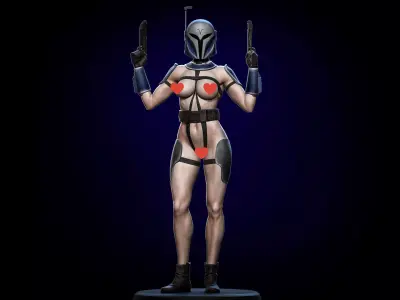 Bo-Katan Kryze NSFW 3D print model