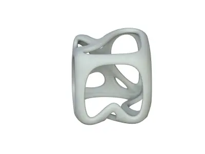 SciFi Cube Object No 16444 Low Poly Shape Texture