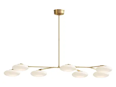  Brindille XL Articulating Linear Chandelier 3D model