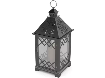 Candles and candleholders Candle Lantern 3D model