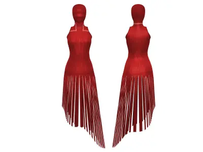 Who Am I Mistery Masked Head Dress Low-poly 3D model