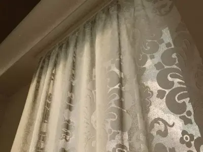 Luxury Classic Ornamental Curtain 3D model