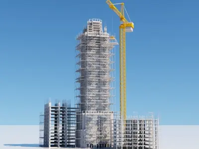 3D Building Construction 05 3D model