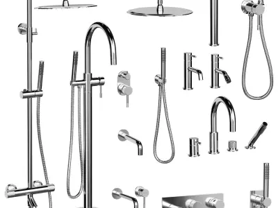 Boheme Uno Faucet Set 3D model