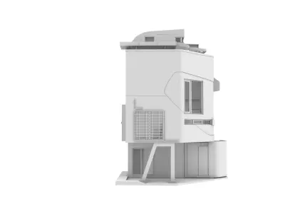 Suzuki House Bolles and Wilson 3D Model 3D model