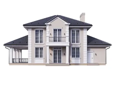 Villa 04 Classic Contenporary 3D model