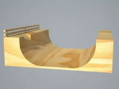 Legendary CLS Skatepark Ramp 3D model