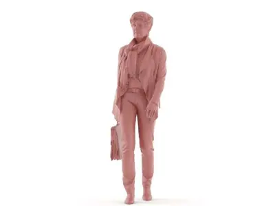 Roberta posed 5 3D model