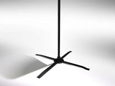 Quill Flag - Animated Exhibition Flag Low-poly 3D model