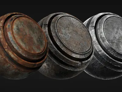 Signature Metal Smart Materials Substance 3d painter Texture