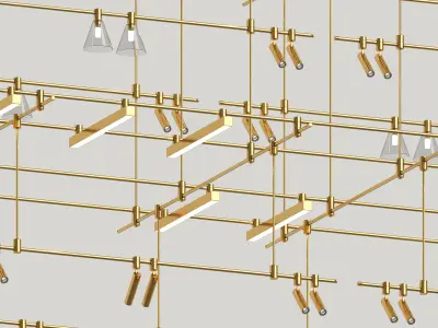 Track light Liberty 3 in 1 3D model