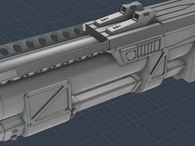 Kinetic Cannon V2 HD 3D print model