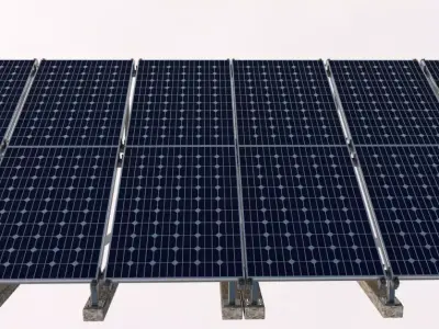 Solar Farm 3D model