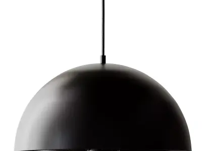 Hubsch ceiling lamp black metal 3D model