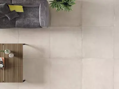 Seamless Warm Beige Concrete Floor Tile  Texture