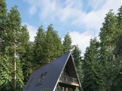 Forest House - Landscape Architecture 3D Model Pack