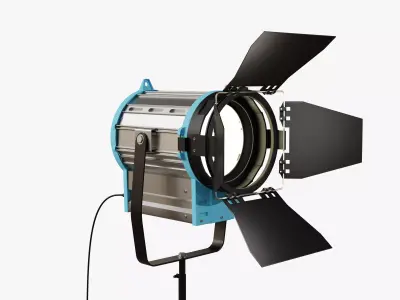 Spotlight studio light Low-poly 3D model